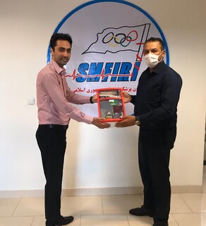 تحویل جعبه کامل کمک های اولیه به تعدادی از هیئت‌های ورزشی آذربایجان غربی