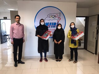 تحویل جعبه کامل کمک های اولیه به تعدادی از هیئت‌های ورزشی آذربایجان غربی