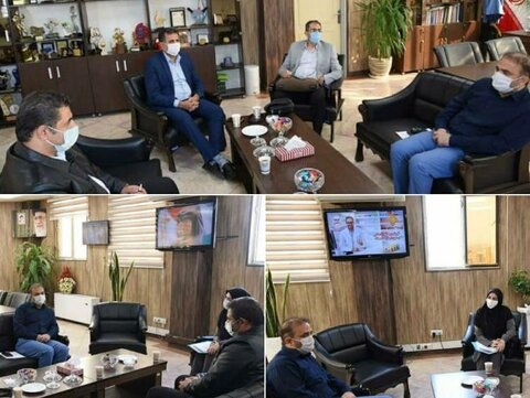 اولین نشست مشترک مدیران هیأت پزشکی با مدیر کل جدید اداره ورزش و جوانان استان البرز