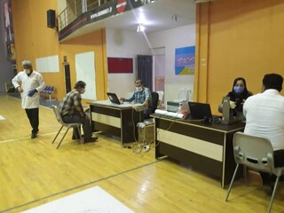 مراسم اهدایی خون جامعه ورزش در استان خوزستان