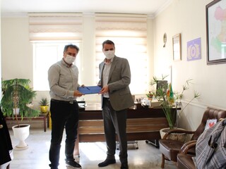 تقدیر از رئیس هیأت پزشکی شهرستان تاکستان قزوین