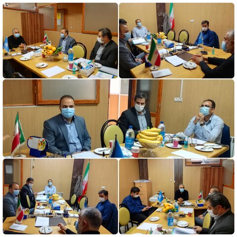 نشست هیأت رئیسه هیأت پزشکی ورزشی استان البرز با مدیر کل ورزش و جوانان استان البرز