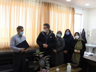 جلسه هماهنگی با رئیس هیأت پزشکی شهرستان البرز قزوین
