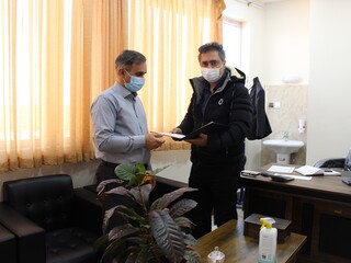 جلسه هماهنگی با رئیس هیأت پزشکی شهرستان البرز قزوین