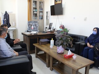 جلسه هماهنگی با رئیس هیأت پزشکی شهرستان البرز قزوین