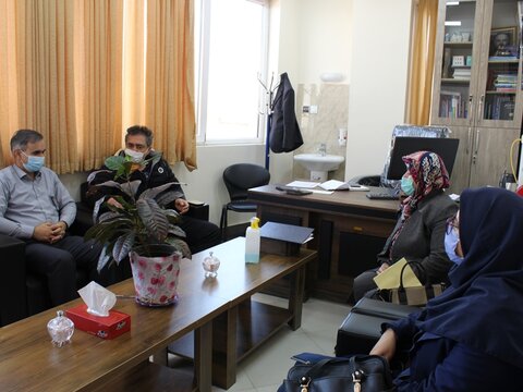 جلسه هماهنگی با رئیس هیأت پزشکی شهرستان البرز قزوین