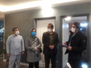 بازدید رئیس هیات از باشگاههای ورزشی - چهار محال وبختیاری