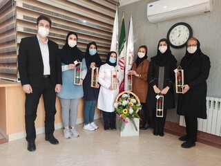 تجلیل از بانوان شاغل هیات پزشکی ورزشی به مناسبت روز زن