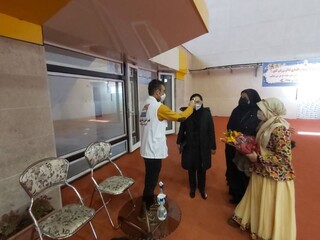 پوشش پزشکی مراسم افتتاح سالن سرپوشیده دو ومیدانی مجموعه ورزشی علی دایی در اردبیل