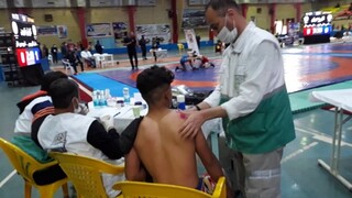 گزارش تصویری : پوشش پزشکی مسابقات کشتی انتخابی تیم ملی نوجوانان و جوانان توسط هیات پزشکی ورزشی مازندران