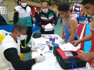 گزارش تصویری : پوشش پزشکی مسابقات کشتی انتخابی تیم ملی نوجوانان و جوانان توسط هیات پزشکی ورزشی مازندران