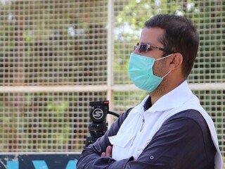 حضور افسرکنترل سلامت و پزشکیار هیات پزشکی ورزشی فارس در اردوی تیم ملی فوتبال 5 نفره