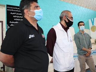 حضور افسرکنترل سلامت هیات پزشکی ورزشی فارس در اردوی تیم ملی کشتی نوجوانان