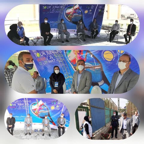 مسابقات تنیس باحضور دکتر نوروزی