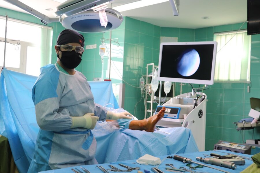 عمل جراحی ملی پوش جودو توسط دکتر باشتی