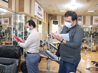 بازرسی هفتگی مشترک ناظرین هیات پزشکی ورزشی فارس و بازرسان دانشگاه علوم پزشکی شیراز از باشگاه های ورزشی