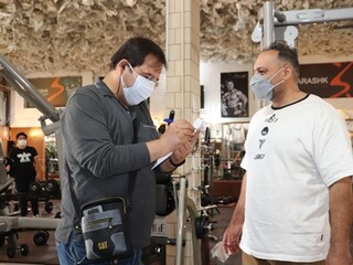 بازرسی هفتگی مشترک ناظرین هیات پزشکی ورزشی فارس و بازرسان دانشگاه علوم پزشکی شیراز از باشگاه های ورزشی