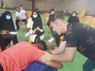 کارگاه آموزشی ماساژ ورزشی