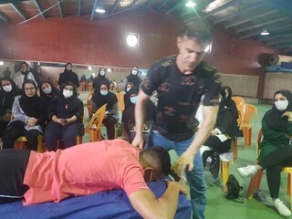 کارگاه آموزشی ماساژ ورزشی