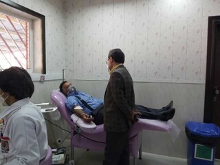 اجرای طرح سراسری اهدای خون جامعه ورزش استان کرمان