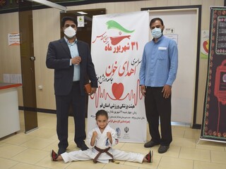 اجرای طرح سراسری اهدای خون جامعه ورزش استان قم