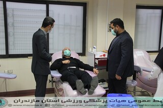 گزارش تصویری : طرح سراسری اهدای خون جامعه ورزش و جوانان مازندران