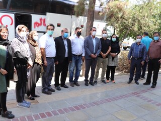اهدا خون ورزشکاران شیرازی به همت هیات پزشکی ورزشی فارس