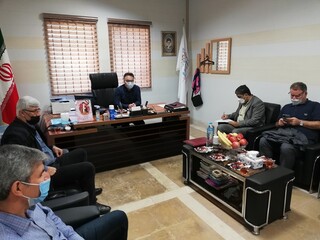 جلسه بررسی عملکرد و بازدید از هیات پزشکی ورزشی استان اردبیل