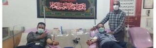 شرکت رئیس هیات پزشکی ورزشی شهرستان داراب فارس به همراه جامعه ورزش این شهرستان در پویش اهدا خون