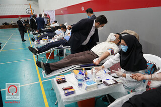 بازتاب تصویری طرح اهدای خون جامعه ورزش و جوانان در پایگاه خبری سازمان انتقال خون