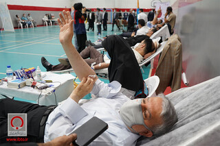 بازتاب تصویری طرح اهدای خون جامعه ورزش و جوانان در پایگاه خبری سازمان انتقال خون