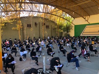نظارت بر رعایت شیوه نامه های بهداشتی در آزمون مربیگری بدنسازی توسط هیات پزشکی ورزشی فارس