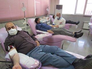 حضور جامعه ورزش استان یزد در پویش اهدا خون