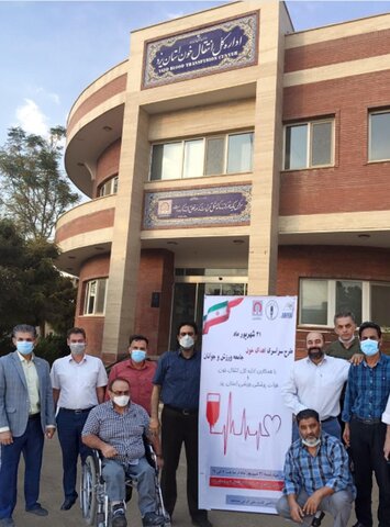 حضور جامعه ورزش و جوانان در پویش سراسری اهدای خون استان یزد