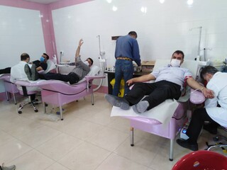 حضور جامعه ورزش شهرستان خنج استان فارس در پویش اهدا خون