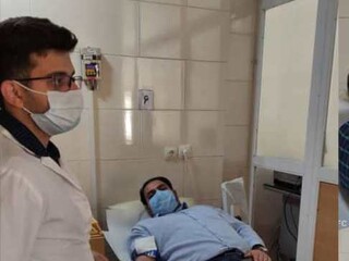 حضور جامعه ورزش شهرستان آباده فارس در پویش اهدا خون