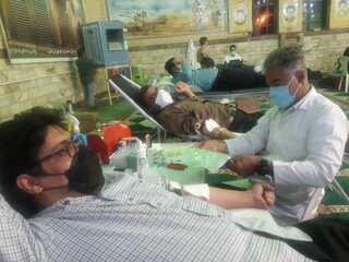حضور جامعه ورزش شهرستان کوار استان فارس در پویش اهدا خون