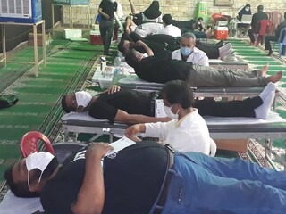 حضور جامعه ورزش شهرستان کوار استان فارس در پویش اهدا خون