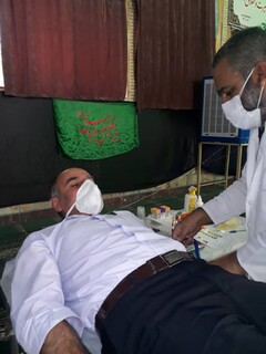 حضور جامعه ورزش شهرستان کوار استان فارس در پویش اهدا خون