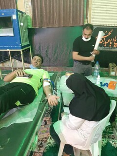 حضور جامعه ورزش شهرستان کوار استان فارس در پویش اهدا خون