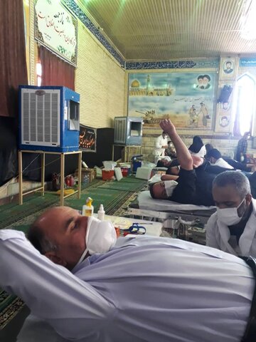 حضور جامعه ورزش شهرستان کوار استان فارس در پویش اهدا خون
