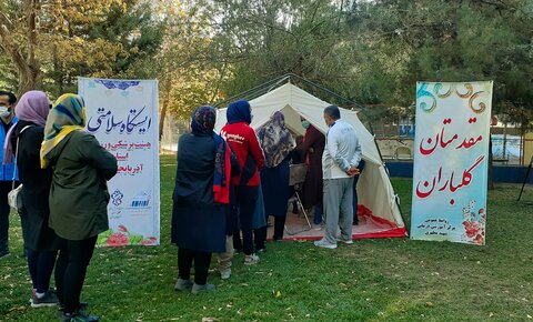 برپایی ایستگاه سلامت توسط هیئت پزشکی ورزشی استان و بیمارستان مطهری