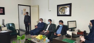 بازدید دکتر نوروزی ریاست فدراسیون پزشکی ورزشی از دفتر هیات پزشکی ورزشی استان گلستان