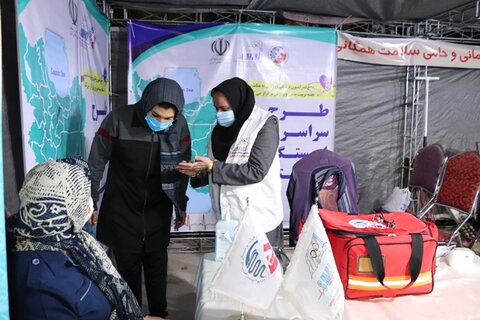 ایستگاه رایگان تندرستی به مناسبت هفته تربیت بدنی