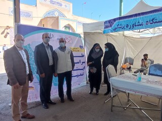 ایستگاه رایگان تندرستی لرستان به روایت تصویر