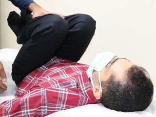 ارائه خدمات درمانی به سعیدرضا کیخا کاپیتان تیم ملی ژیمناستیک،در هیات پزشکی ورزشی فارس