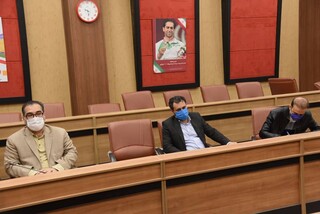 نشست سرپرست و کمیته نظارت بر سلامت اماکن ورزشی هیأت پزشکی استان البرز با مدیرکل ورزش و جوانان