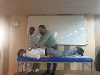 برگزاری کارگاه آموزشی ماساژ ورزشی