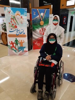 ارائه خدمات کادر اعزامی فدراسیون پزشکی ورزشی به کاروان ایران در پاراآسیایی بحرین