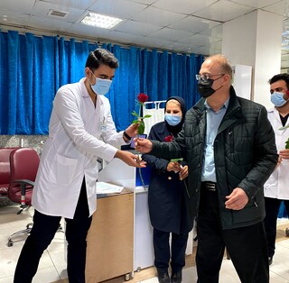 تجلیل از پرستاران نمونه بیمارستان مطهری توسط هیئت پزشکی ورزشی استان آذربایجان غربی
